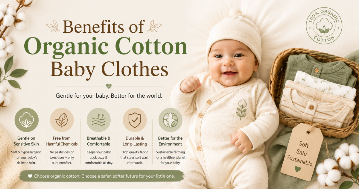 Benefits of Organic Cotton Baby Clothes