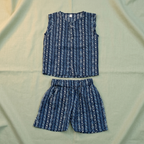Blue Indigo Printed Co-ord Set