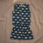 Elephant Block-Print Co-ord Set