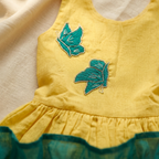 Sunflower Butterfly Layered Dress