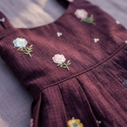 Plum Blossom Embroidery Frock