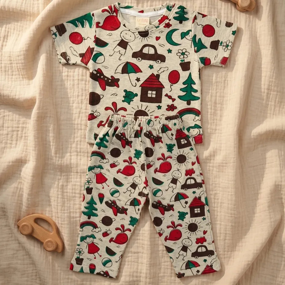 Happy Home – Half Sleeve Pant